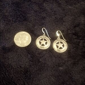Stamped 925 Texas Earrings
